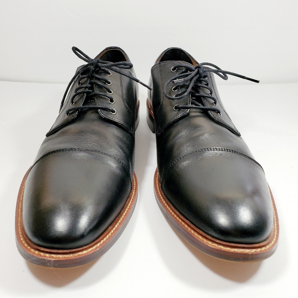 Blake McKay Clark T9 Cap Toe Oxford Black Leather Dress Career Shoe Men Size 13 - Picture 5 of 16